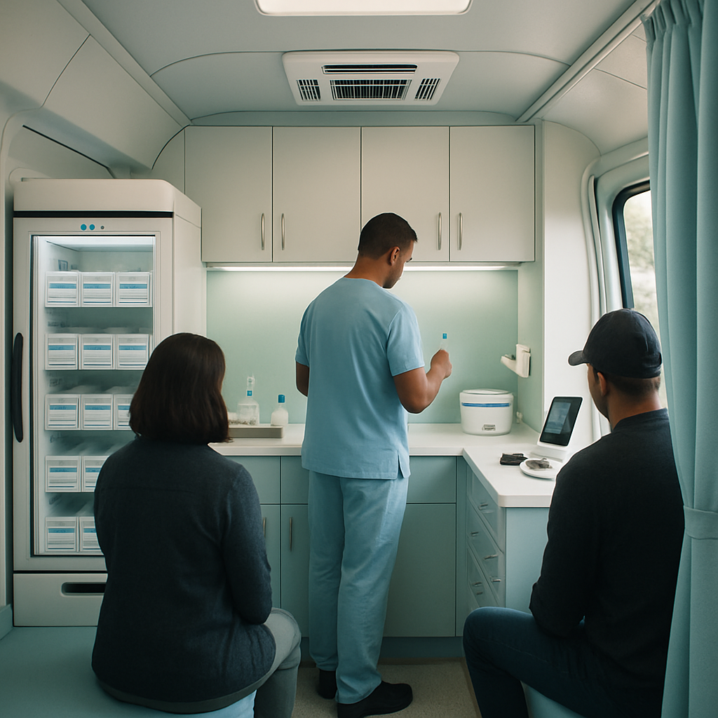 Customized Mobile Clinics for Vaccination and Diagnostics Customized Mobile Clinics for Vaccination and Diagnostics